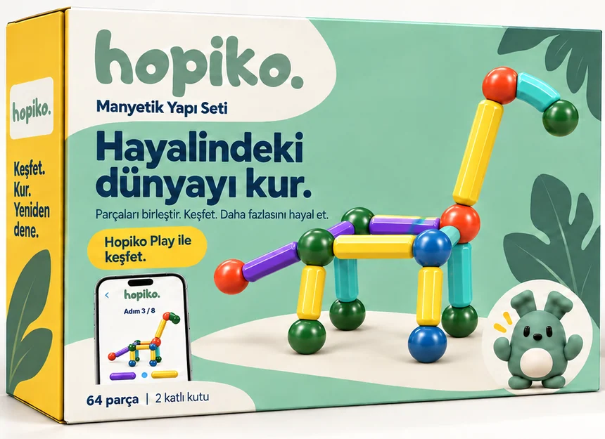 Hopiko Dinozor temalı kutu konsepti